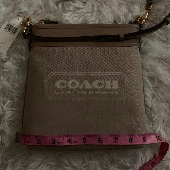 Coach Badge Jacquard Kitt Crossbody - Picture 6 of 10
